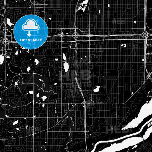 Bloomington, Minnesota, United States, PDF map