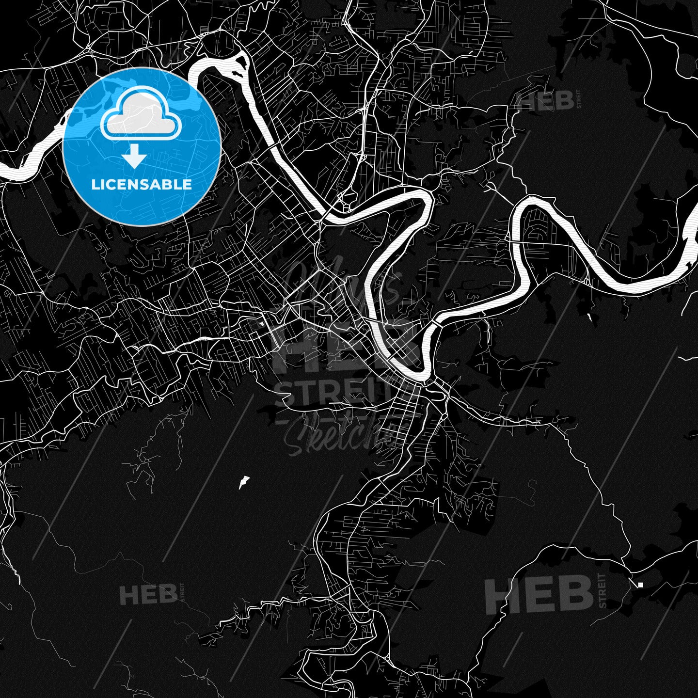 Blumenau, Brazil PDF map