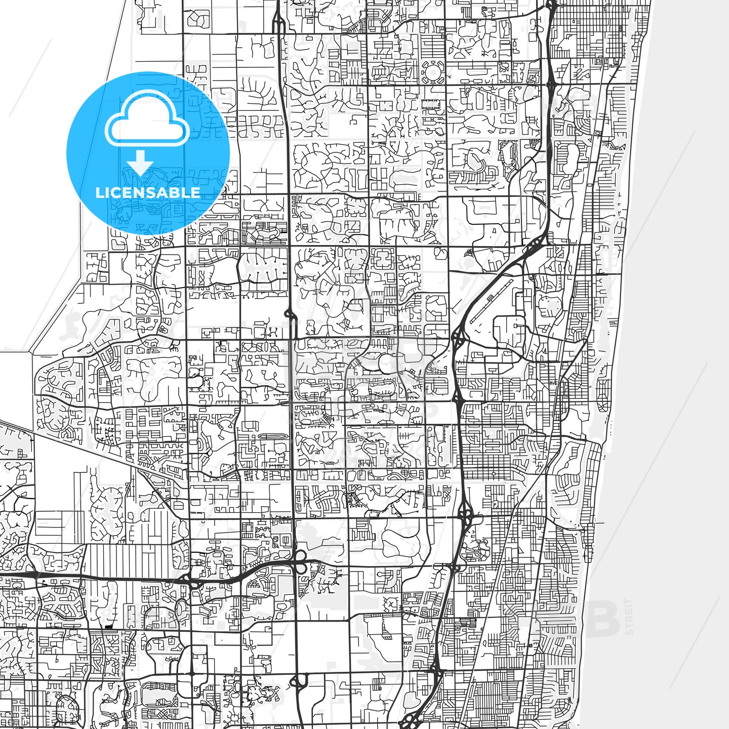 Boca Raton Florida Map