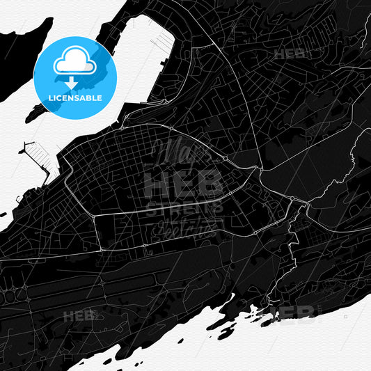 Bodø, Norway PDF map