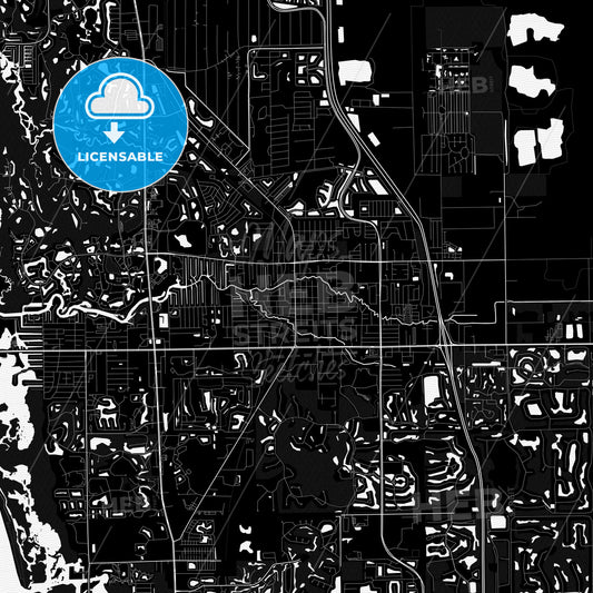 Bonita Springs, Florida, United States, PDF map