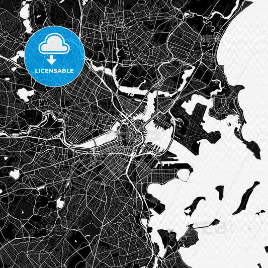 Boston, Massachusetts, United States, PDF map