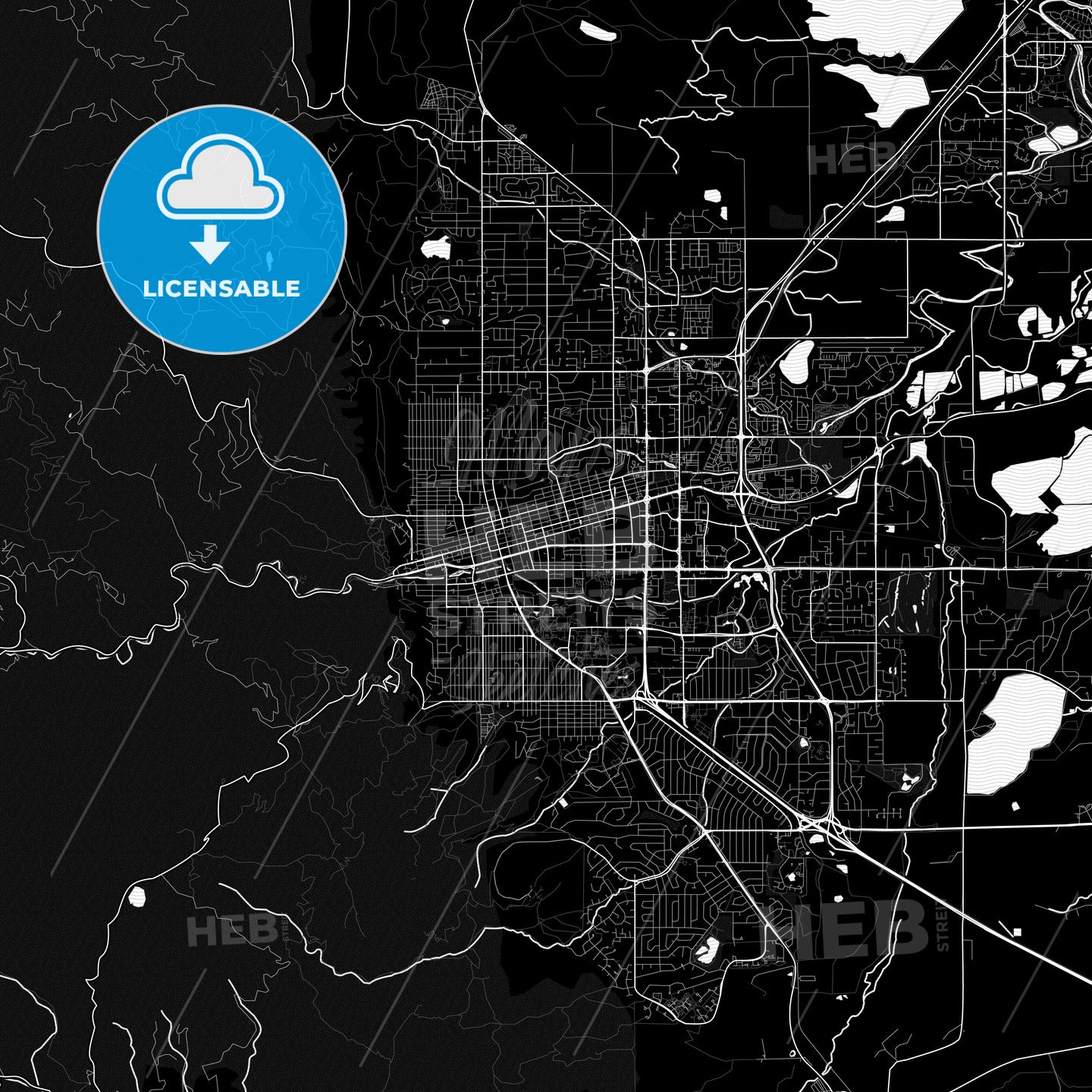 Boulder, Colorado, United States, PDF map