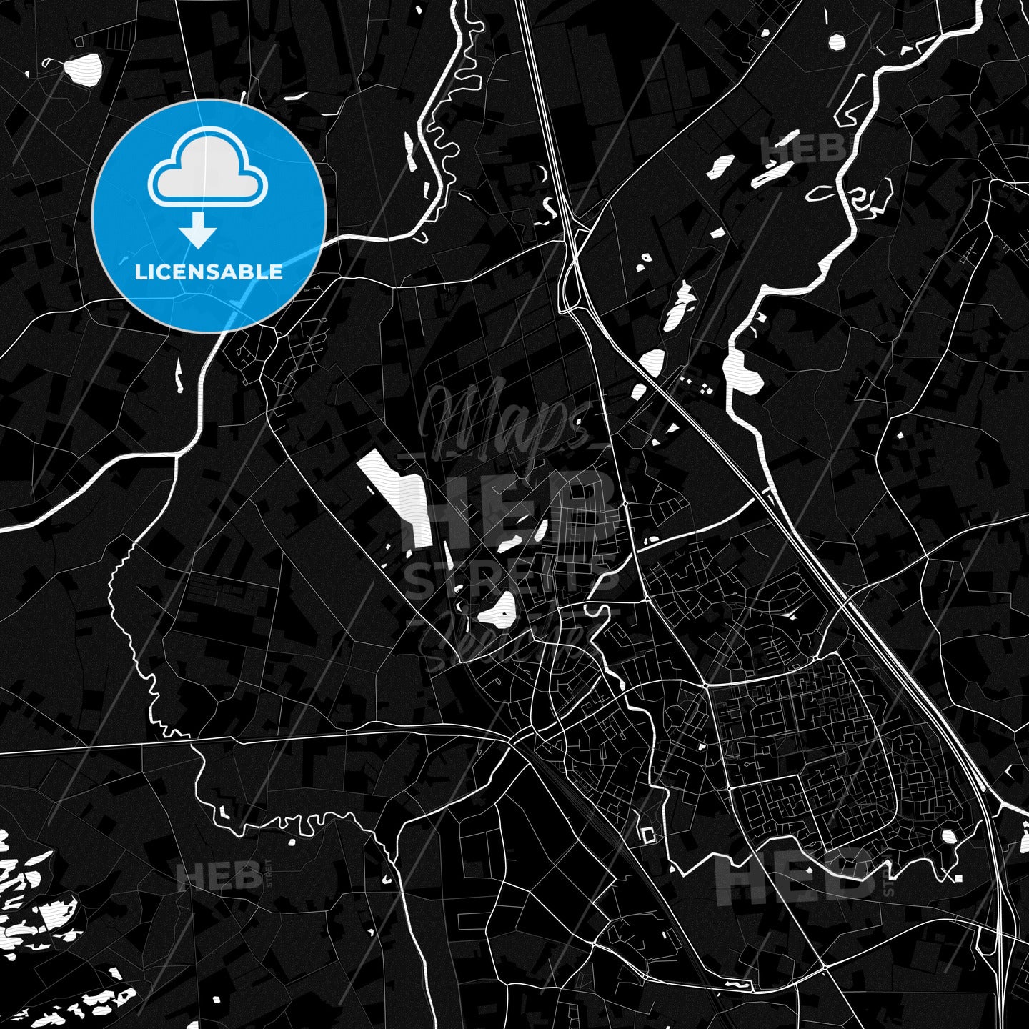Boxtel, Netherlands PDF map