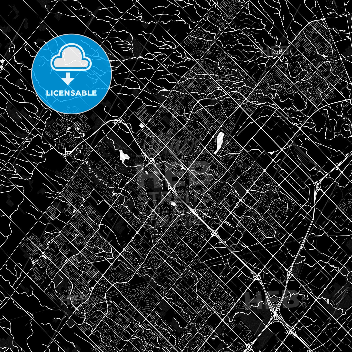 Brampton, Canada PDF map