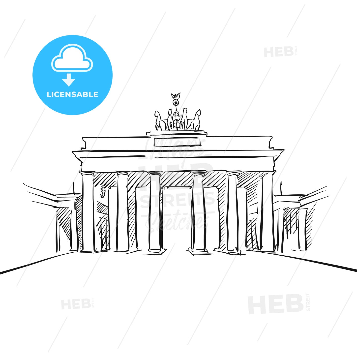 Brandeburg Gate in Berlin – instant download