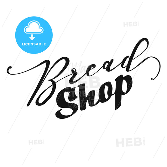 Bread Shop lettering – instant download