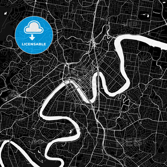 Brisbane, Australia PDF map