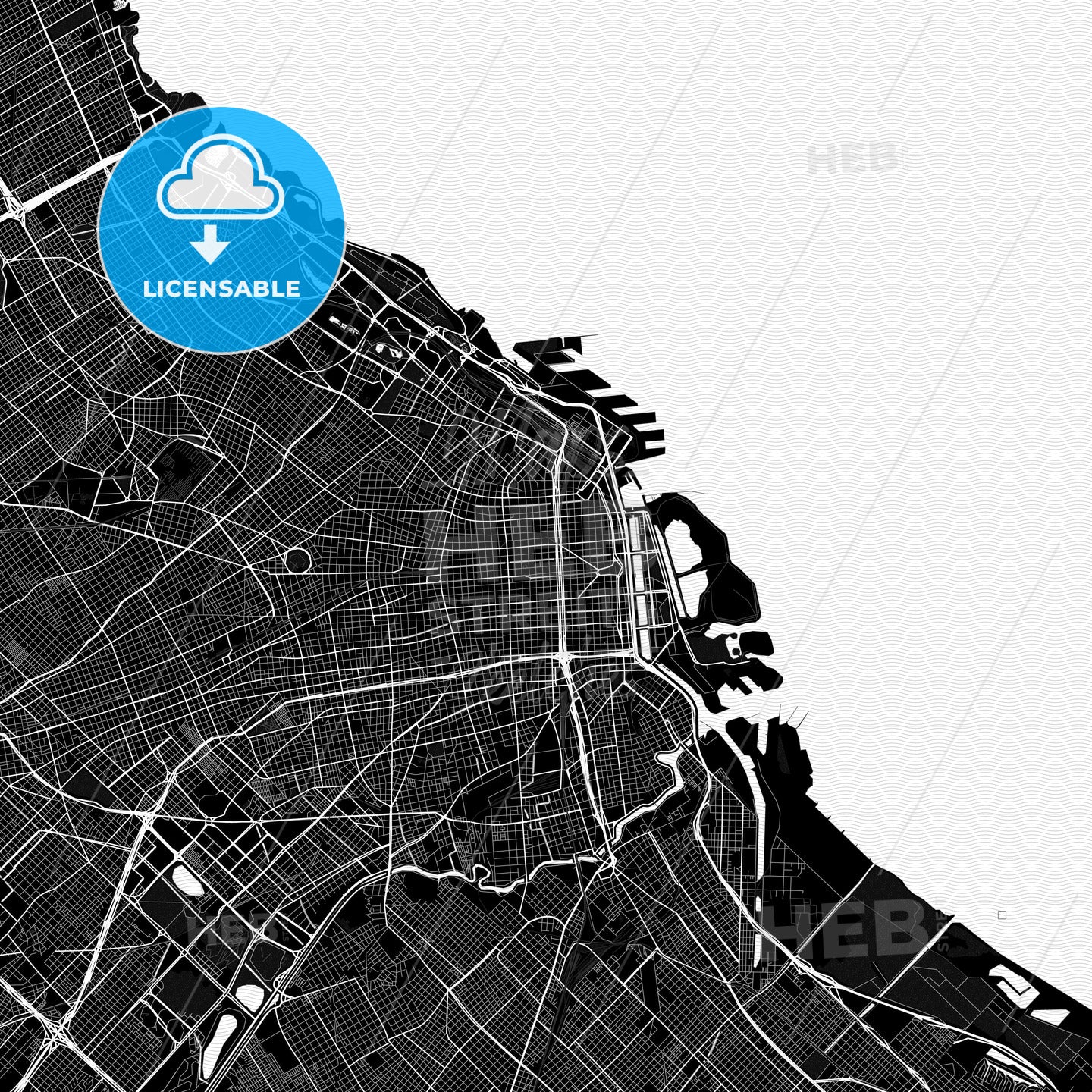 Buenos Aires, Argentina PDF map