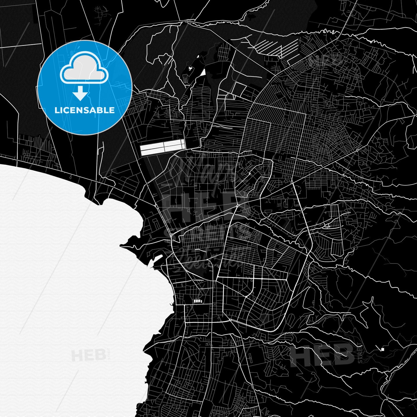 Bujumbura, Burundi PDF map