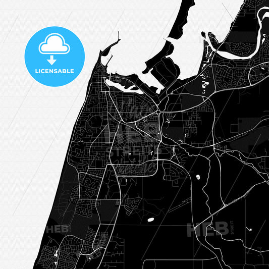 Bunbury, Australia PDF map