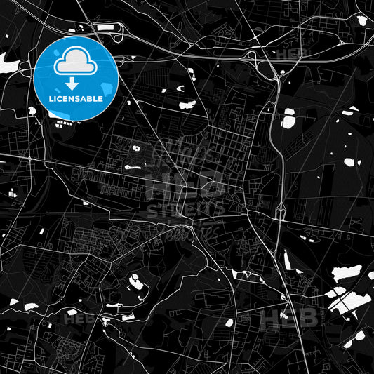 Bytom, Poland PDF map