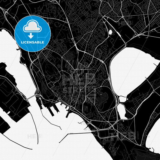 Cagliari, Italy PDF map