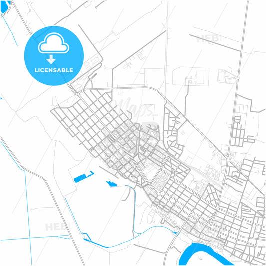 Călărași, Călărași, Romania, city map with high quality roads.