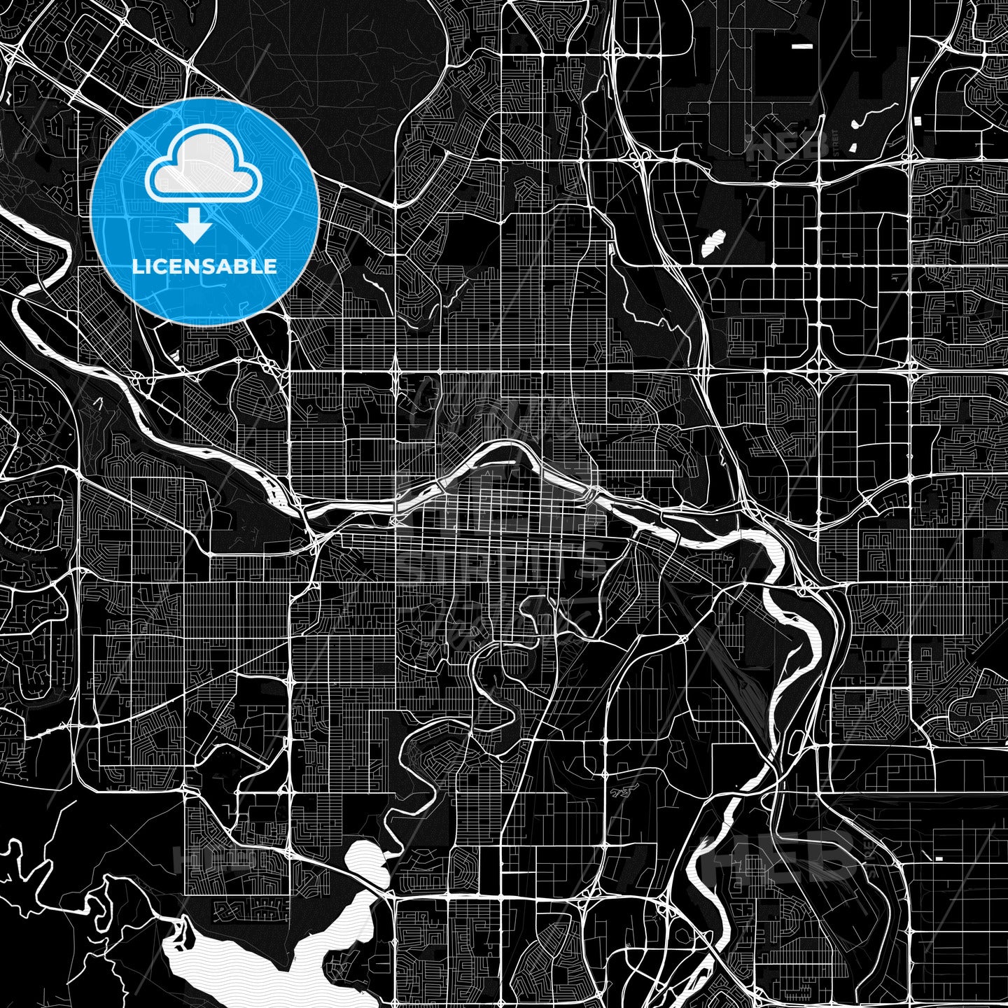 Calgary, Canada PDF map