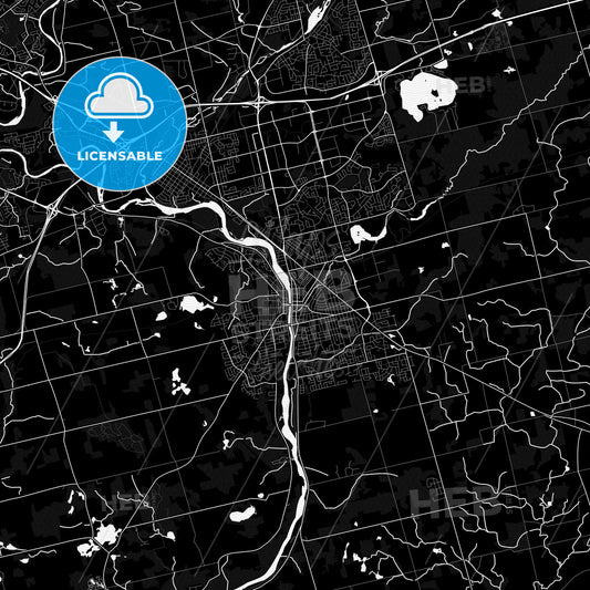 Cambridge, Canada PDF map