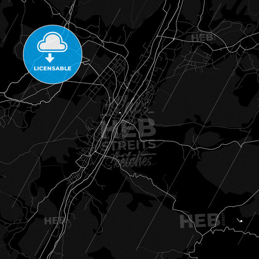 Câmpulung, Romania PDF map