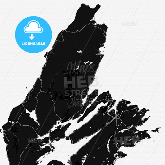 Cape Breton, Canada PDF map
