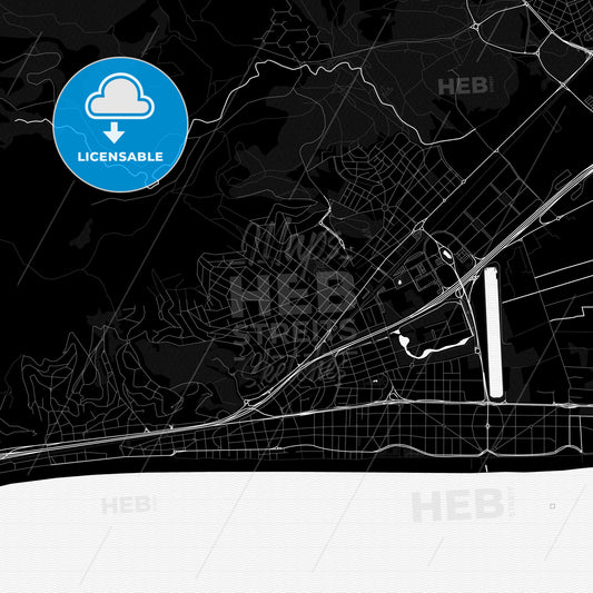 Castelldefels, Spain PDF map