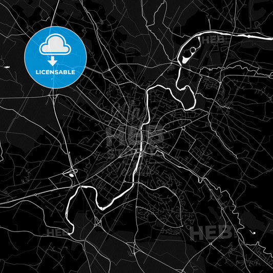 Castres, France PDF map