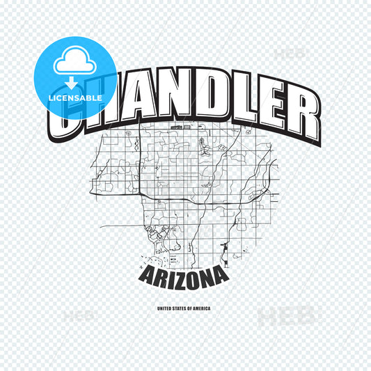 Chandler, Arizona, logo artwork – instant download