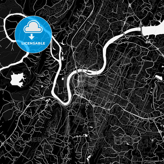 Chattanooga, Tennessee, United States, PDF map