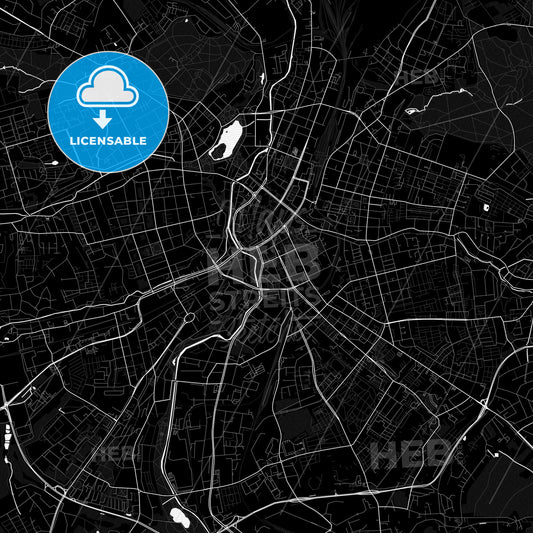 Chemnitz, Germany PDF map