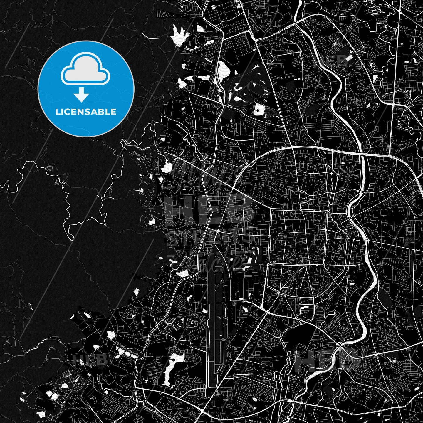 Chiang Mai, Thailand PDF map