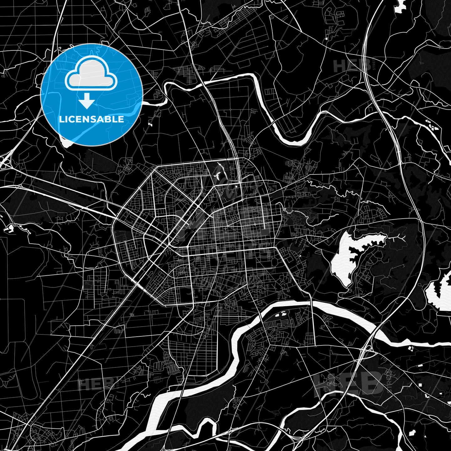 Chiayi, Taiwan PDF map