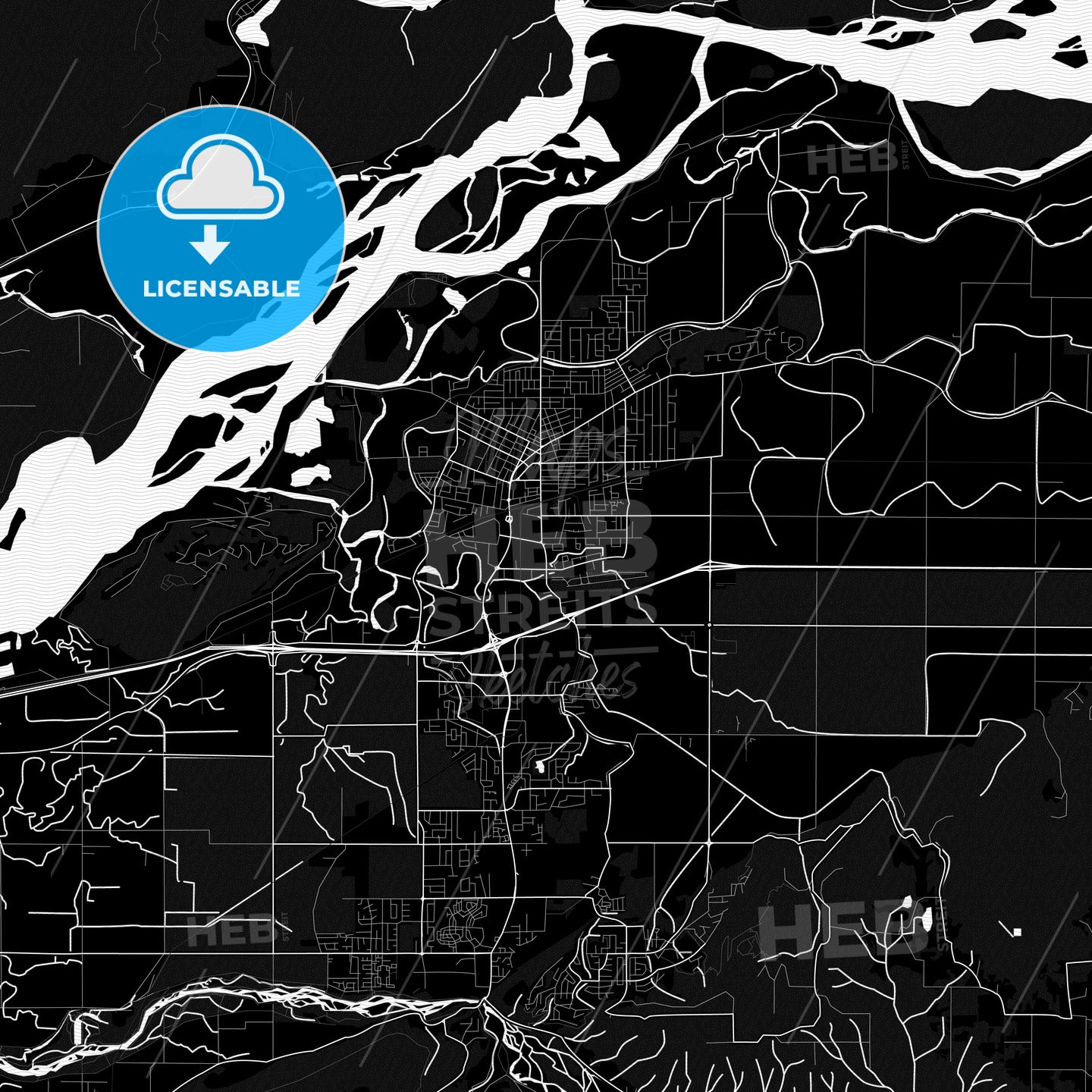 Chilliwack, Canada PDF map