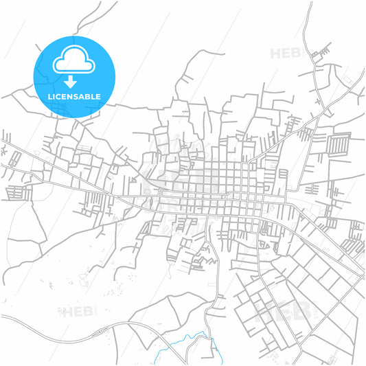 Chimaltenango, Chimaltenango, Guatemala, city map with high quality roads.