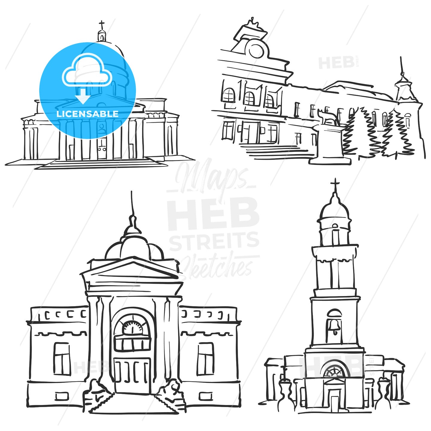 Chisinau, Moldova, Famous Buildings – instant download