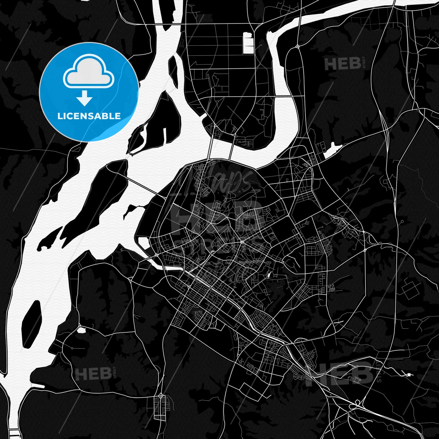 Chuncheon, South Korea PDF map