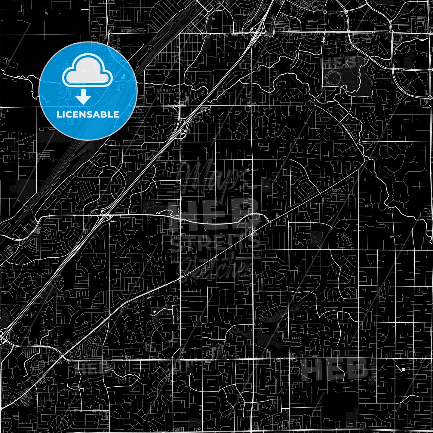 Citrus Heights, California, United States, PDF map