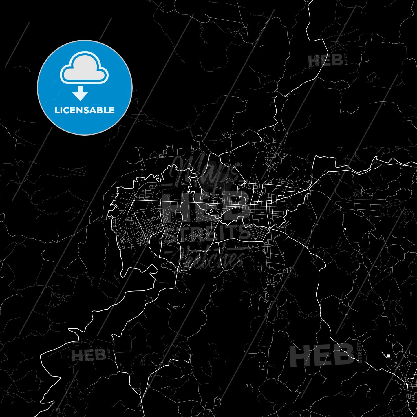 Cobán, Guatemala PDF map