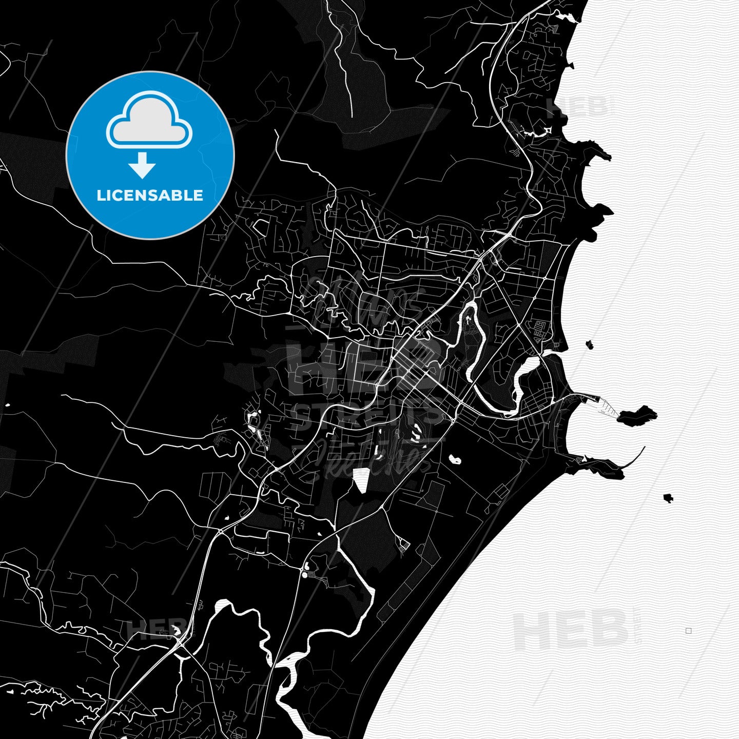Coffs Harbour, Australia PDF map