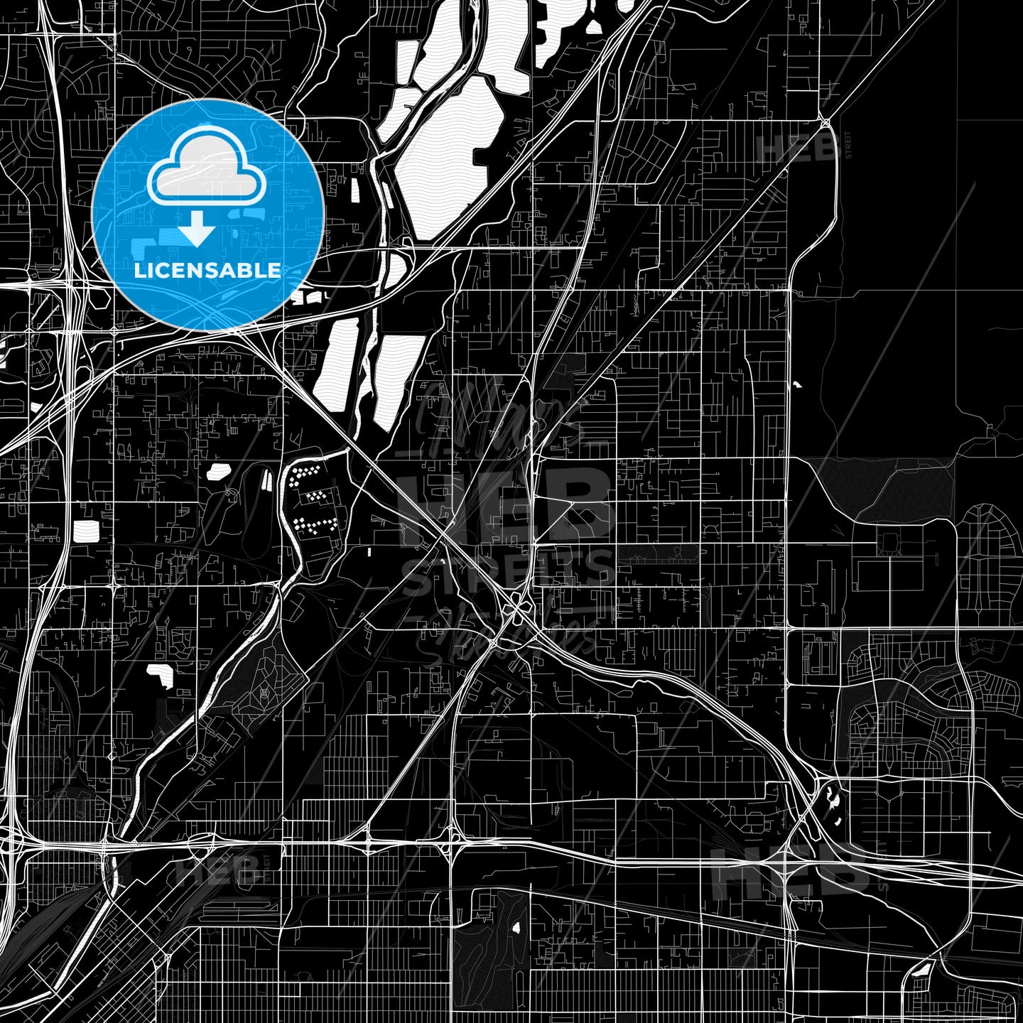 Commerce City, Colorado, United States, PDF map