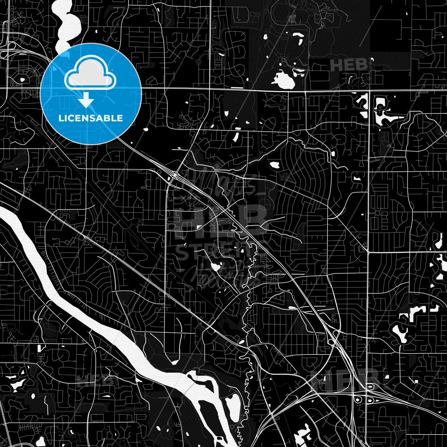 Coon Rapids, Minnesota, United States, PDF map