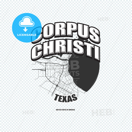 Corpus Christi, Texas, logo artwork – instant download
