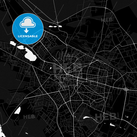 Craiova, Romania PDF map