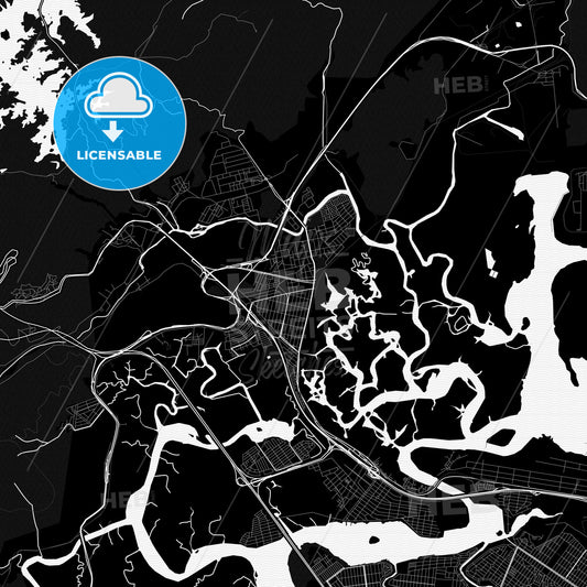 Cubatao, Brazil PDF map