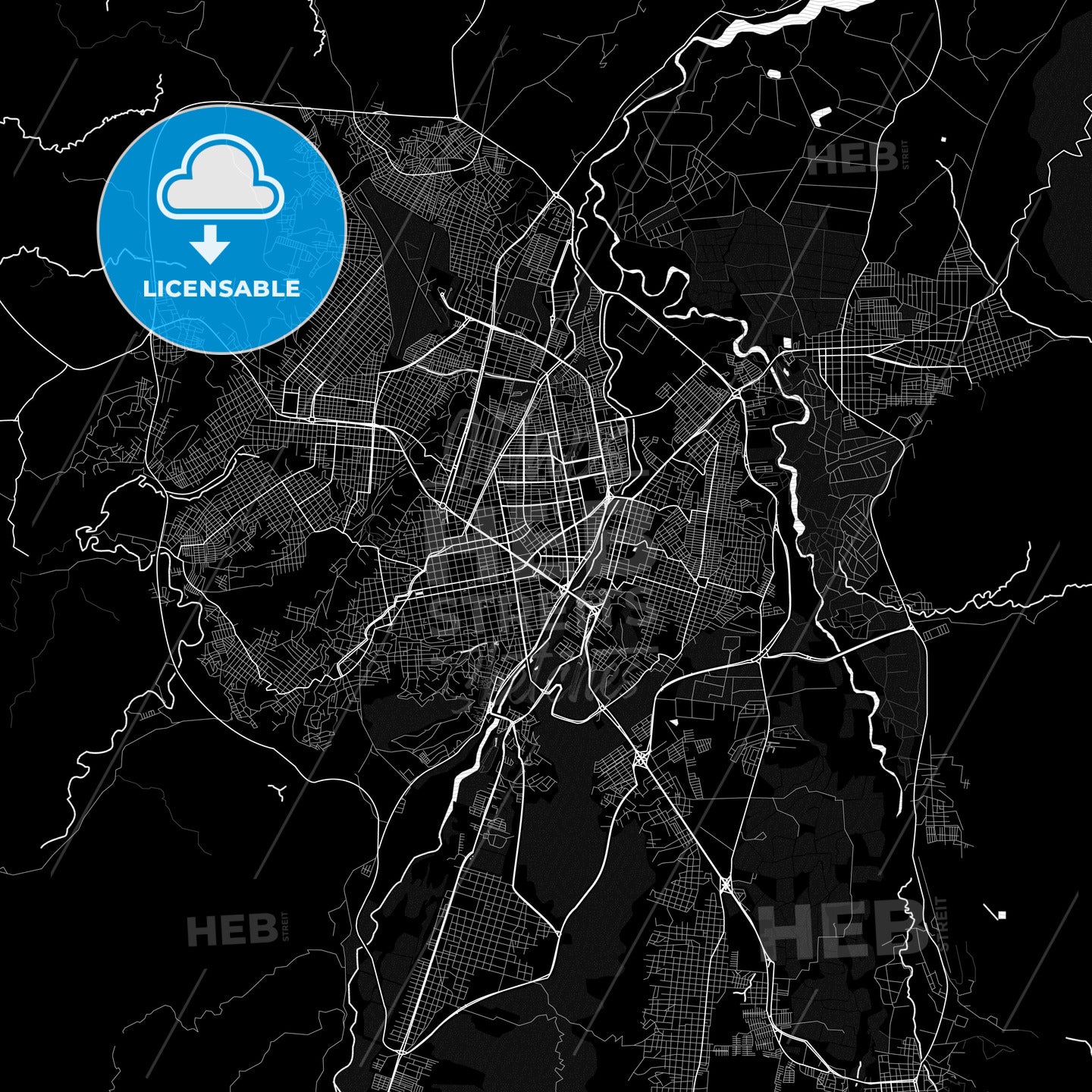 Cucuta, Colombia PDF map