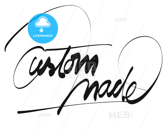 Custom Made Title - Hand Lettering – instant download