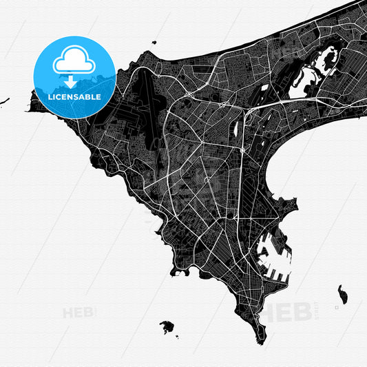 Dakar, Senegal PDF map