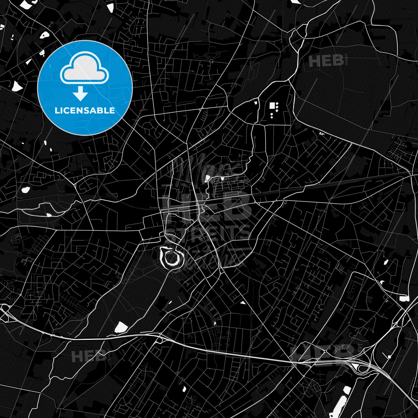 Delmenhorst, Germany PDF map