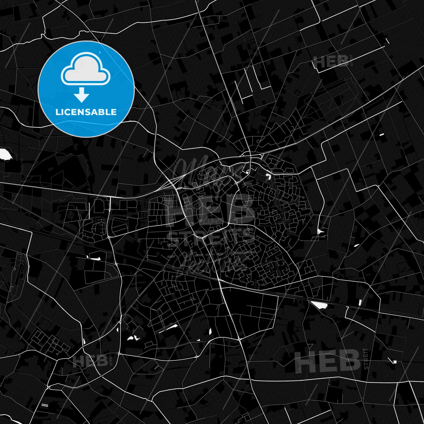 Deurne, Netherlands PDF map
