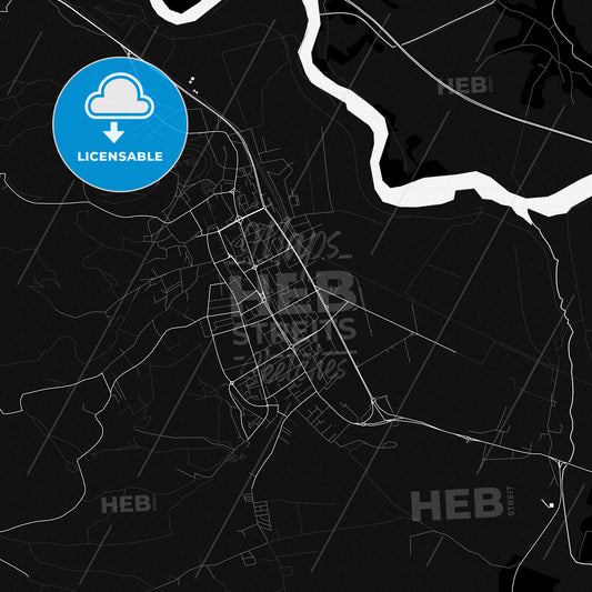 Deva, Romania PDF map