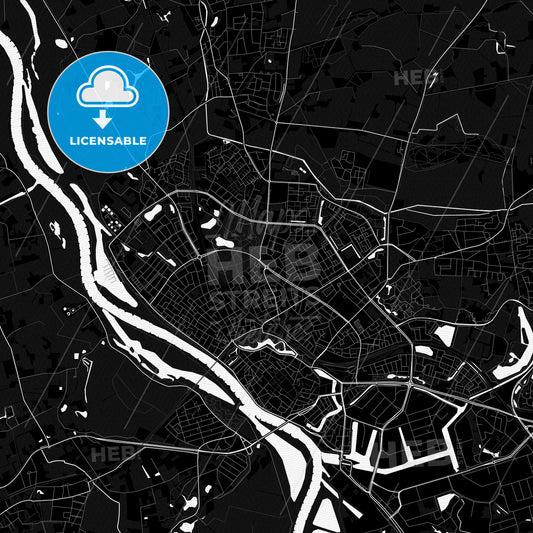Deventer, Netherlands PDF map