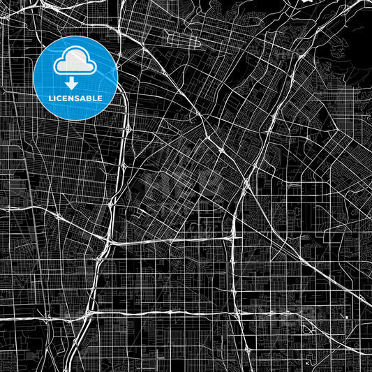 Downey, California, United States, PDF map