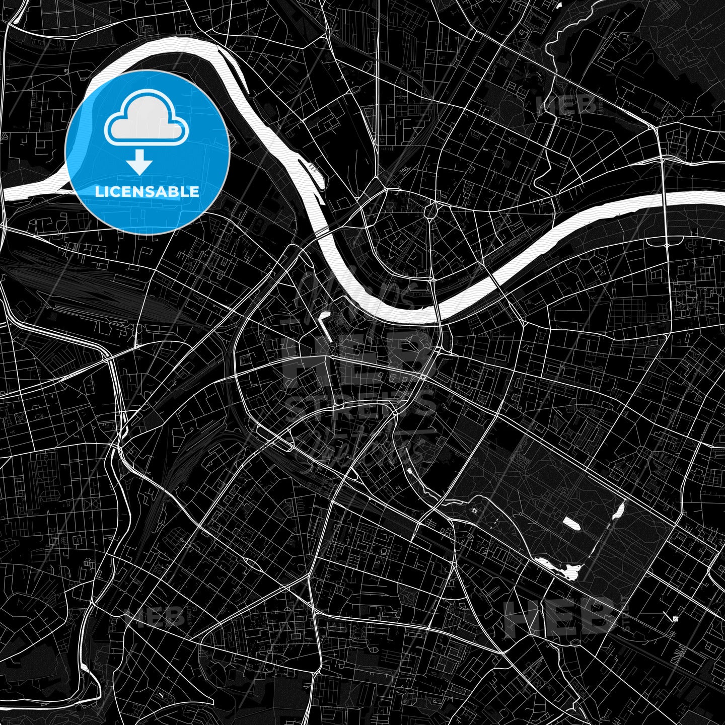 Dresden, Germany PDF map